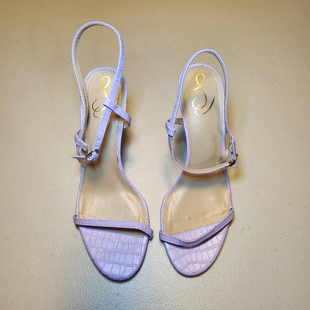 New Sam Edelman‎ Doran Strappy Sandals in Misty Lilac Spring Summer Wedding - Picture 2 of 6